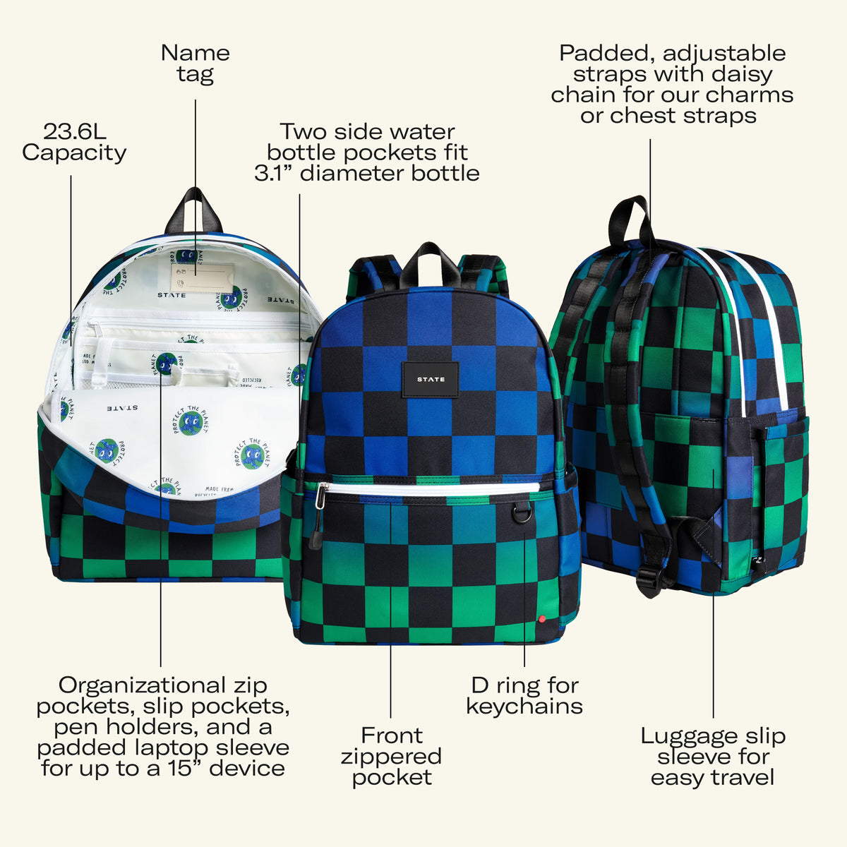 Kane Double Pocket Features descrption