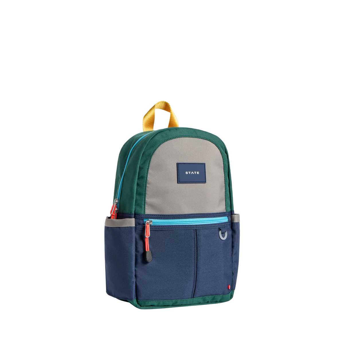 STATEB Bags Kane Mini Backpack green/navy side view click to zoom