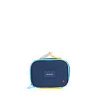 state bags mini rodgers snack pack lunch box polyester canvas green/navy front view click to zoom