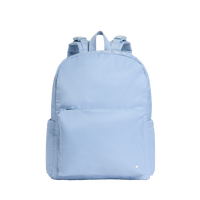 STATE Bags Lorimer Diaper Bag Nylon Ice Blue Front View Click to Zoom