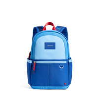 STATE Bags Kane Mini Backpack Blue/Light Blue Colorblock Front View Click to Zoom