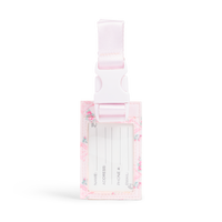 STATE Bags x LoveShack Fancy Logan Luggage Tag Rosa Garden Front View Click to Zoom