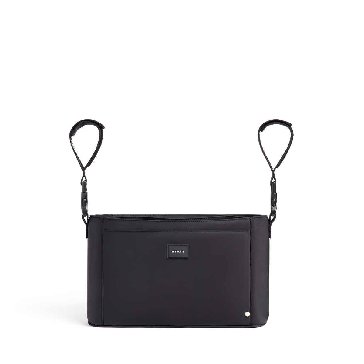 STATE Bags Stroller Organizer Black Front View Click to Zoom