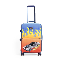 STATE x Hot Wheel Logan Carry-On Suitcase Flames Front View Click to Zoom