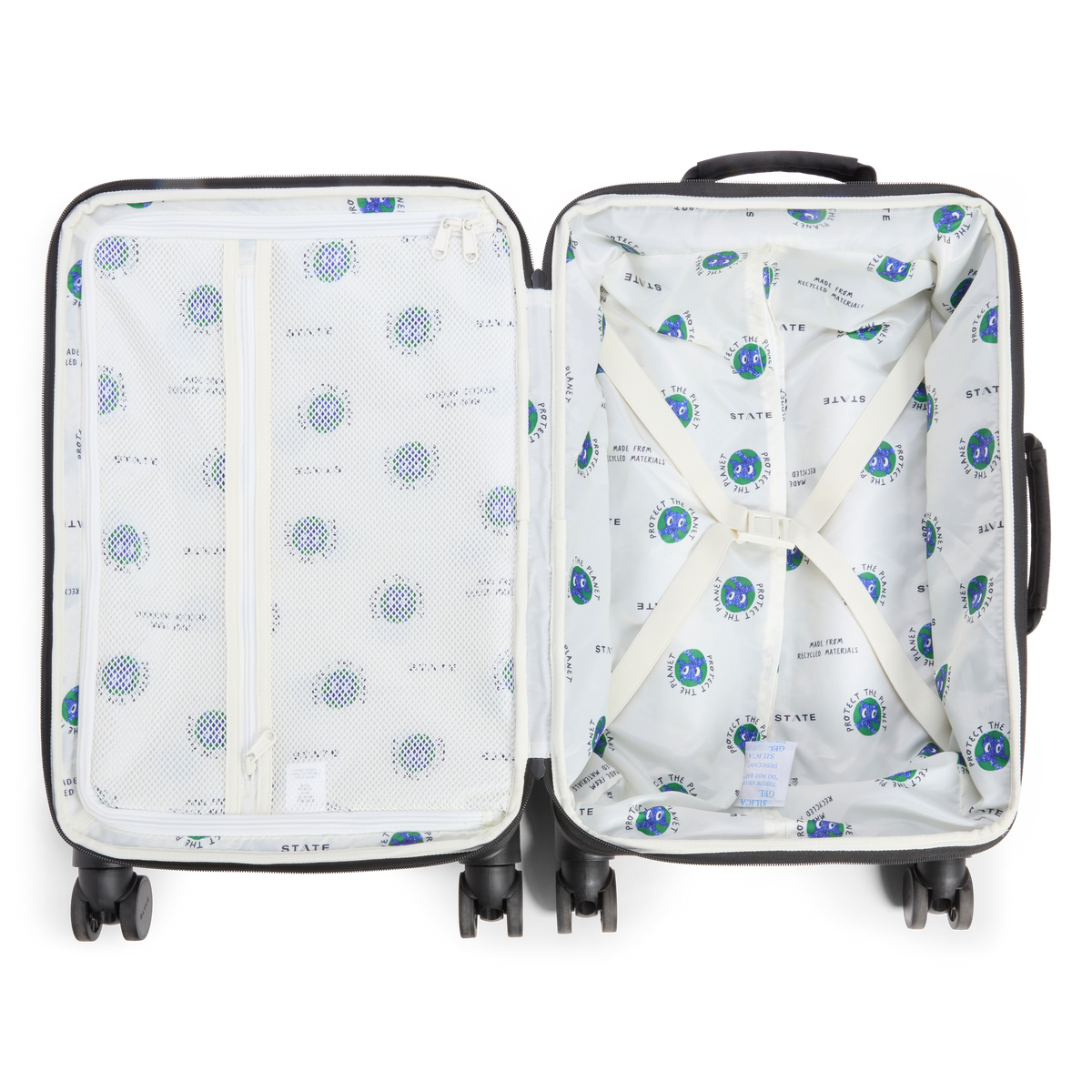 STATE Bags Logan Carry-On Suitcase Arcade Overhead Interior click to zoom