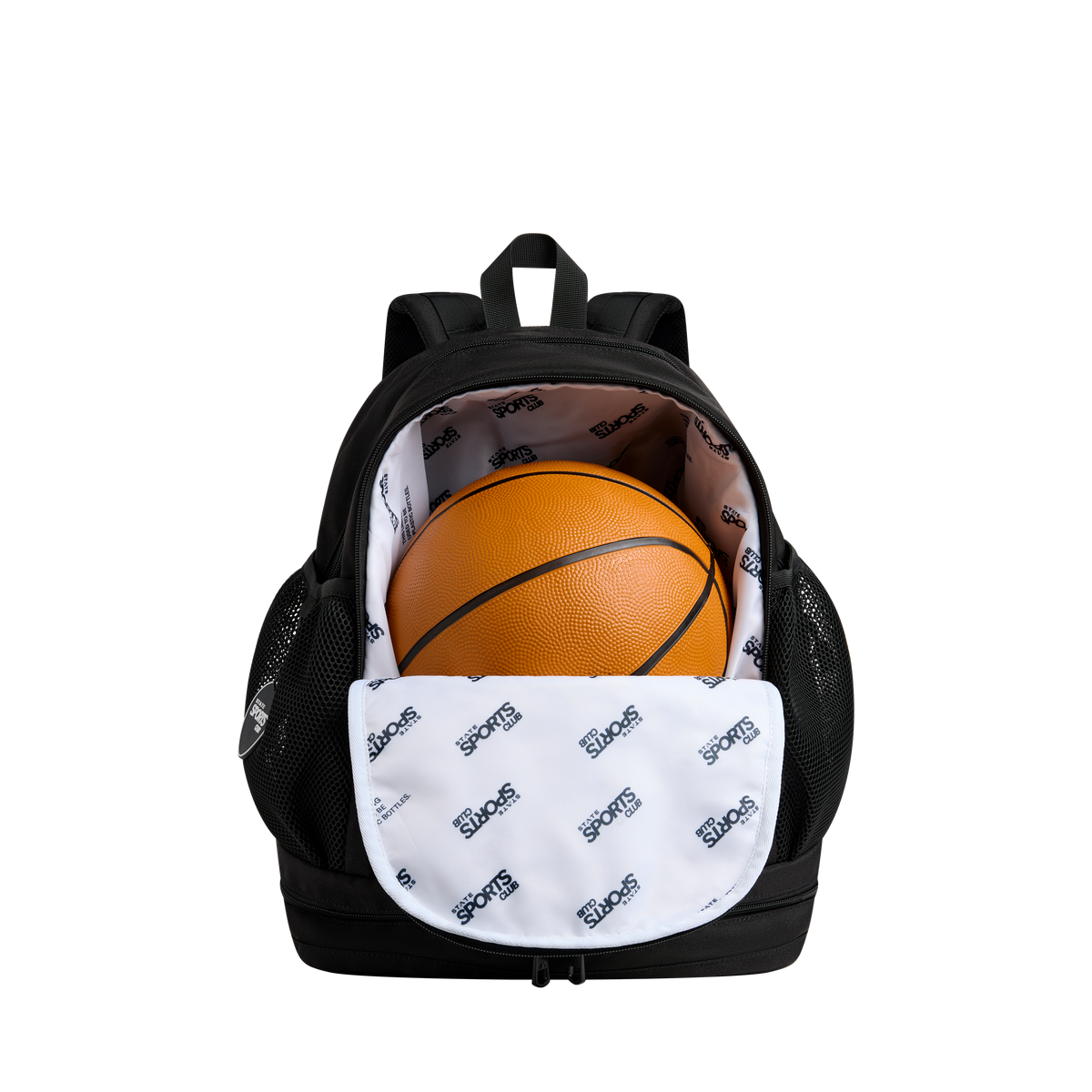 STATE Bags Ozzie Ball Bag Black Interior View Click to Zoom
