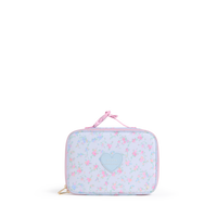 STATE x LoveShackFancy Rodgers Lunch Box Confetti Bloom / Wildflower Blue Front View Click to Zoom