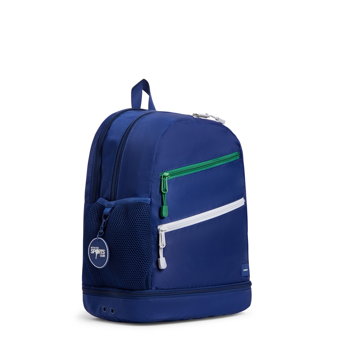 STATE Bags Lenox Tennis Bag Navy Side View Click to Zoom