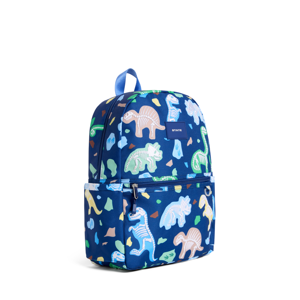 STATE Bags Kane Kids Travel Backpack Dino Fossil Side View Click to Zoom