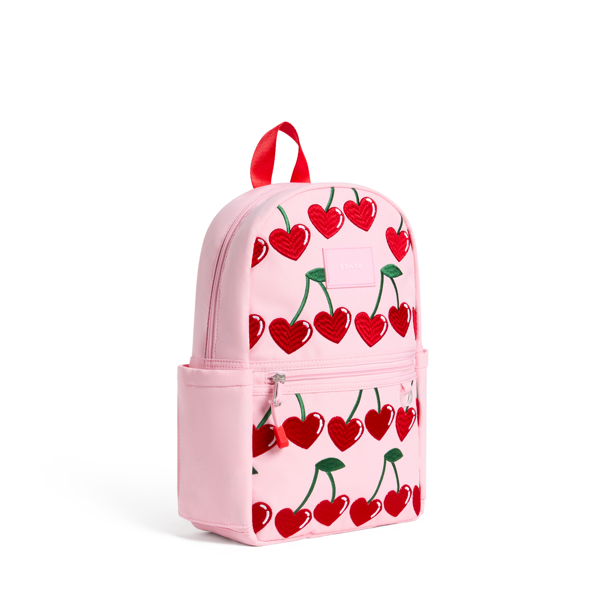 STATE Bags Kane Mini Backpack Cherries Side View Click to Zoom