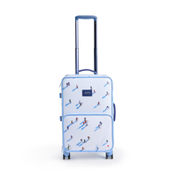 STATE x Gray Malin Logan Carry-On Suitcase Skiers Front View Click to Zoom