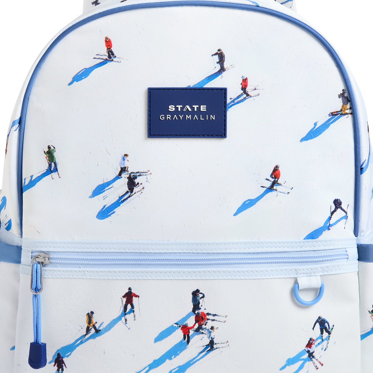 Image showing STATE x Gray Malin Kane Backpack Skiers Up Close