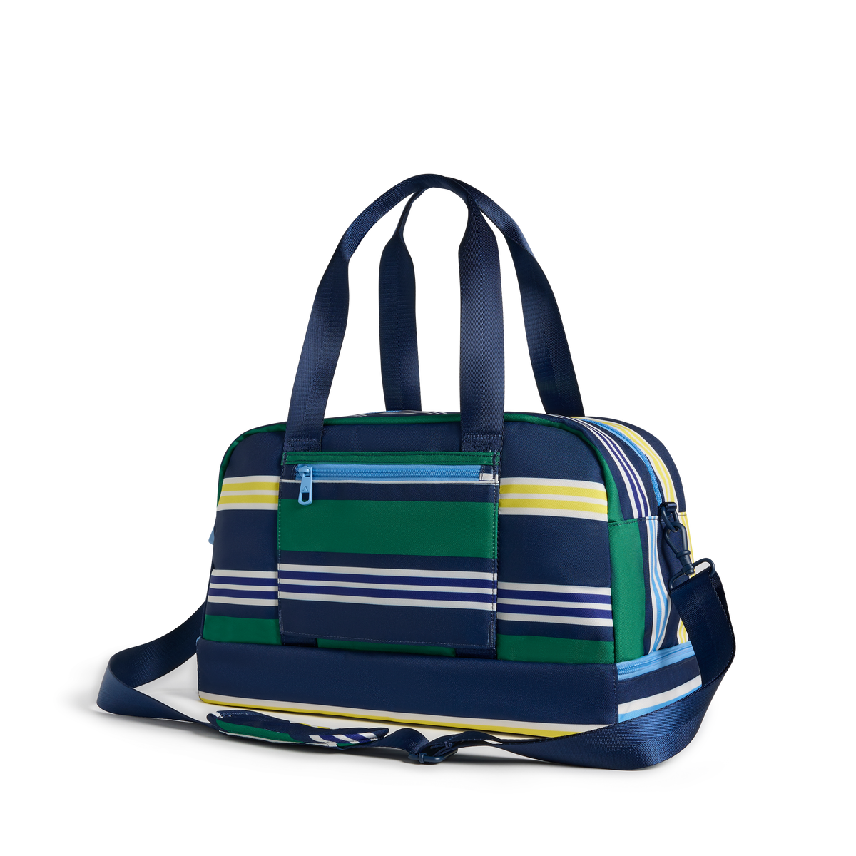 STATE Bags Wren Weekender Polo Stripe Back View Click to Zoom