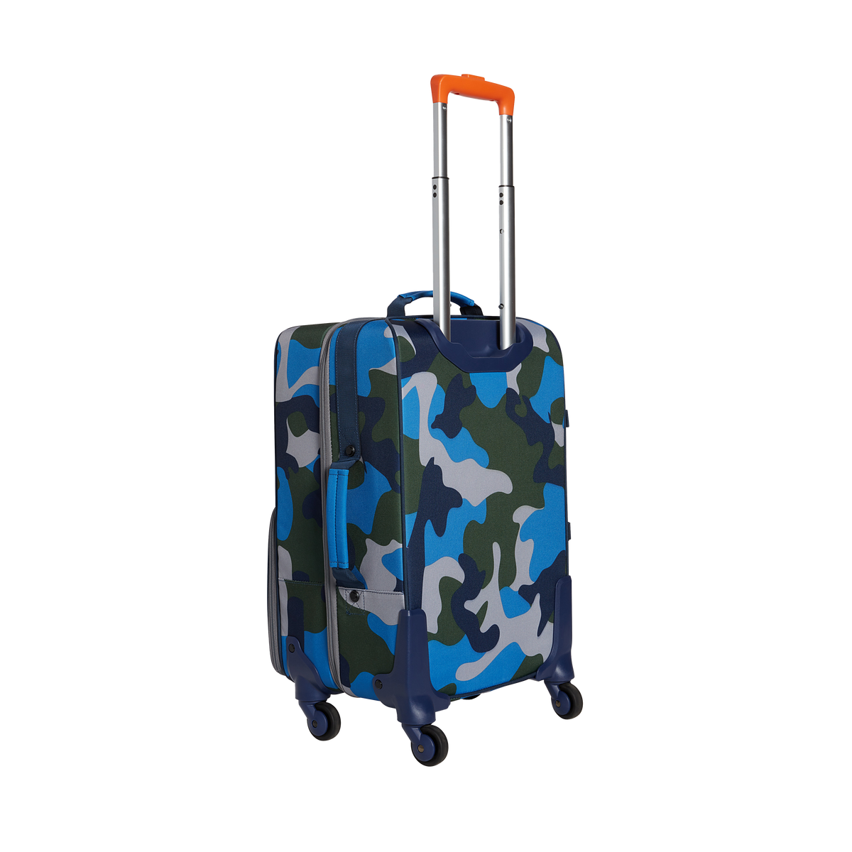 state bags Logan suitcase polyester camo back view side angle click to zoom