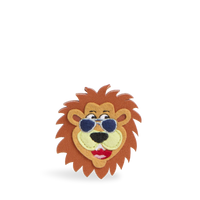 STATE bags lion charm Polyester Canvas orange front view click to zoom